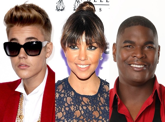 Kourtney Kardashian, Keyshawn Johnson, Justin Bieber Kourtney Kardashian, Keyshawn Johnson, Justin Bieber