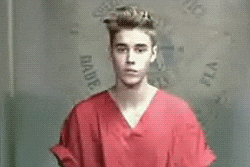 Justin Bieber GIF audiência prisão