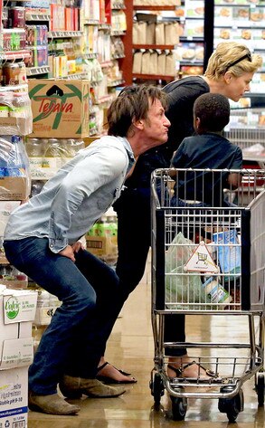 Sean Penn, Charlize Theron, Jackson Sean Penn, Charlize Theron, Jackson