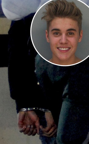 Justin Bieber, Handcuffs