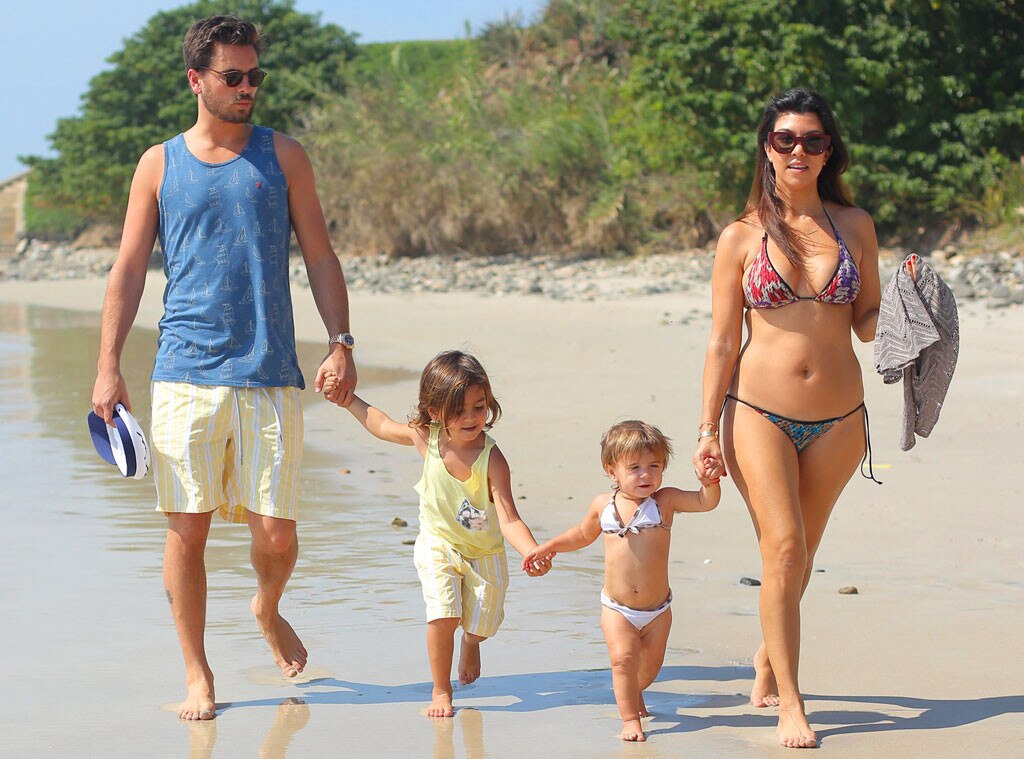 Kourtney Kardashian, Scott Disick, Mason, Penelope, Mexico Kourtney Kardashian, Scott Disick, Mason, Penelope, Mexico