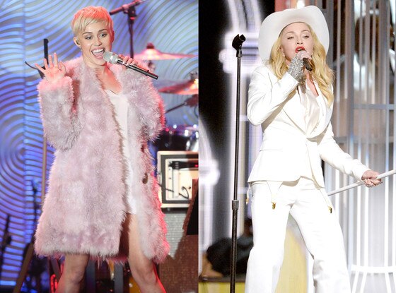 Madonna, Miley Cyrus Madonna, Miley Cyrus