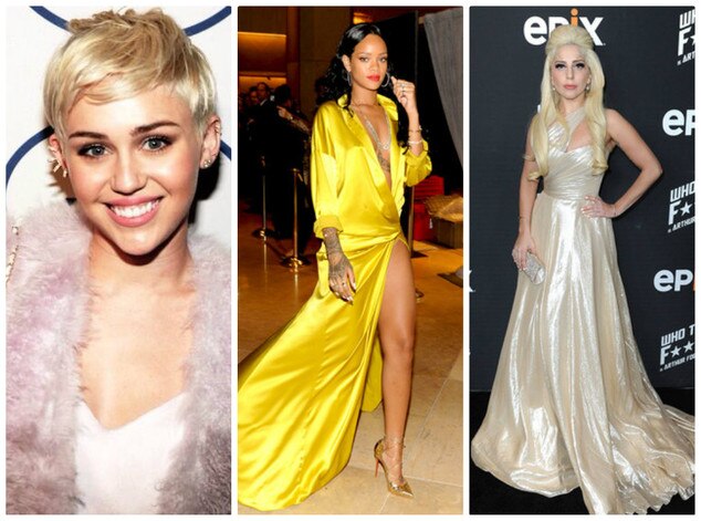 Miley Cyrus, Rihanna, Lady Gaga Miley Cyrus, Rihanna, Lady Gaga