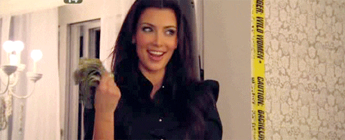 Kim Kardashian dinheiro GIF Kim Kardashian dinheiro GIF