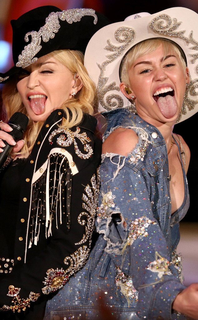 Madonna, Miley Cyrus Madonna, Miley Cyrus