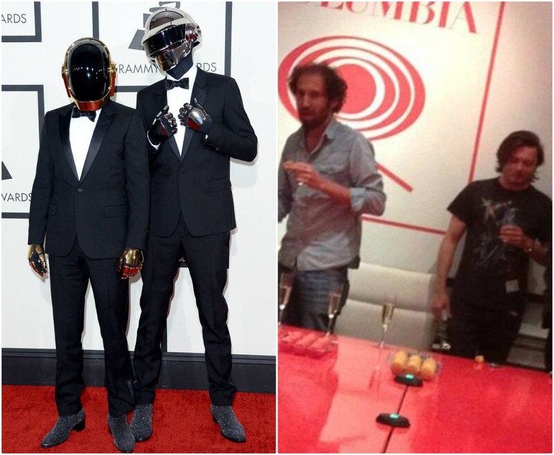 Daft Punk fotos cantores sem capacete Daft Punk fotos cantores sem capacete