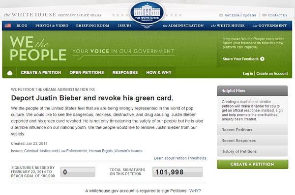 Deport Justin Bieber and revoke his green card Deport Justin Bieber and revoke his green card