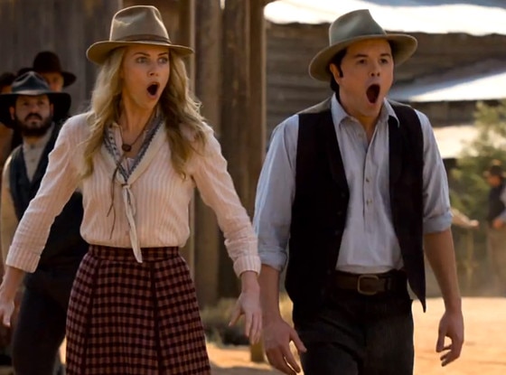 Charlize Theron, Seth MacFarlane, A Million Ways To Die In The West Charlize Theron, Seth MacFarlane, A Million Ways To Die In The West