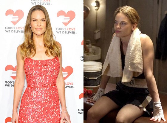 Hilary Swank, Body Transformations Hilary Swank, Body Transformations
