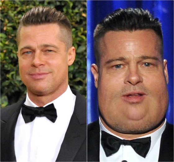 Os famosos se fossem gordos