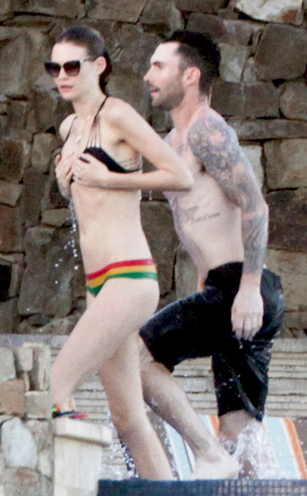 Adam Levine, Behati Prinsloo Adam Levine, Behati Prinsloo