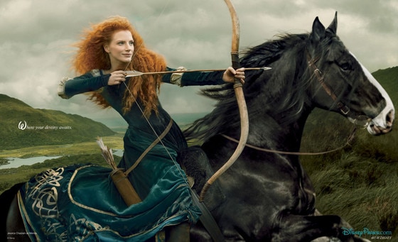 Jessica Chastain, Annie Leibovitz