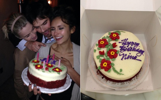 Nina Dobrev comemora aniversário com Ian Somerhalder Nina Dobrev comemora aniversário com Ian Somerhalder