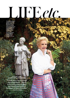 Carolina Herrera, InStyle Carolina Herrera, InStyle