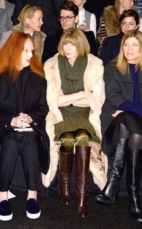 Grace Coddington, Anna Wintour, Victoria Smith, NYFW Grace Coddington, Anna Wintour, Victoria Smith, NYFW