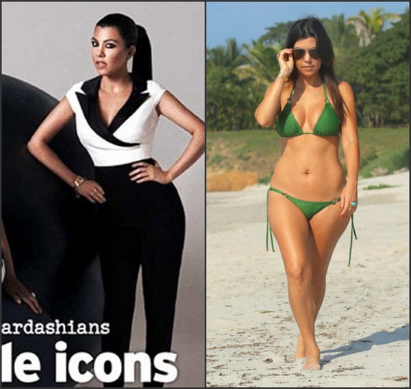 Kardashians photoshop antes e depois Kardashians photoshop antes e depois