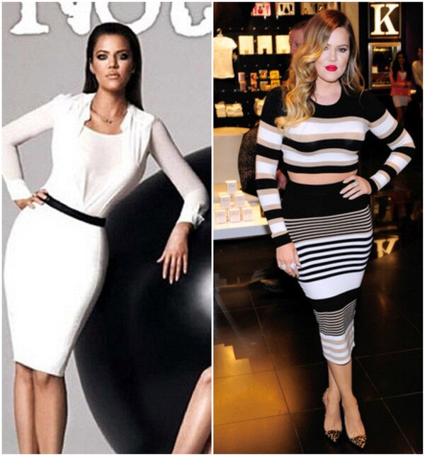 Kardashians photoshop antes e depois Kardashians photoshop antes e depois