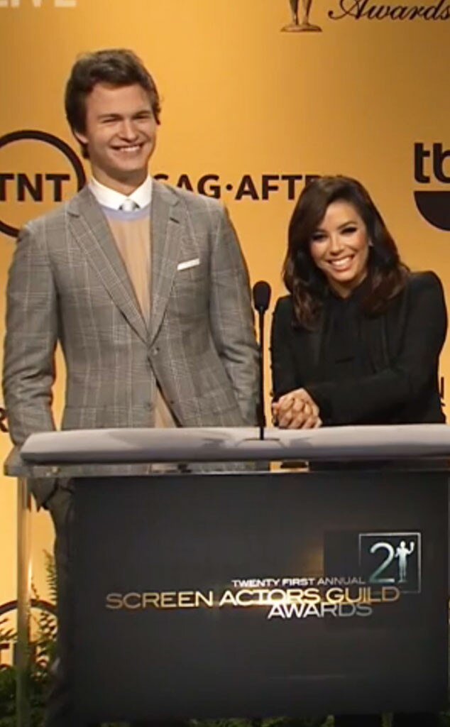 Ansel Elgort, Eva Longoria, SAG Nominations Ansel Elgort, Eva Longoria, SAG Nominations