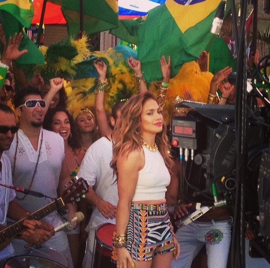 Jennifer Lopez, Claudia Leitte e Pitbull Jennifer Lopez, Claudia Leitte e Pitbull