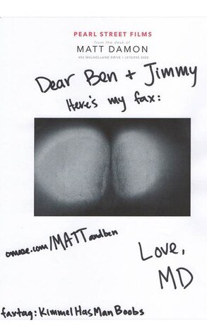 Jimmy Kimmel, Matt Damon Jimmy Kimmel, Matt Damon