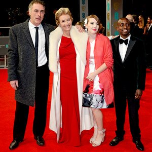 Greg Wise, Emma Thompson, Gaia Wise and Tindyebwa Agaba Wise, BAFTA Film Awards 2014 Greg Wise, Emma Thompson, Gaia Wise and Tindyebwa Agaba Wise, BAFTA Film Awards 2014