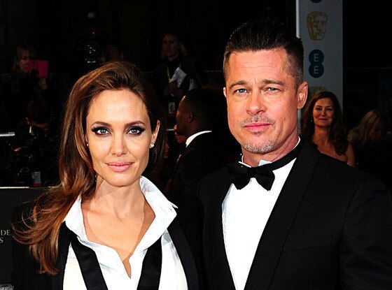 Angelina Jolie and Brad Pitt, BAFTA Film Awards 2014 Angelina Jolie and Brad Pitt, BAFTA Film Awards 2014