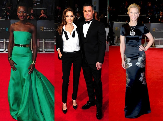 Angelina Jolie and Brad Pitt, Cate Blanchett, Lupita Nyong Angelina Jolie and Brad Pitt, Cate Blanchett, Lupita Nyong