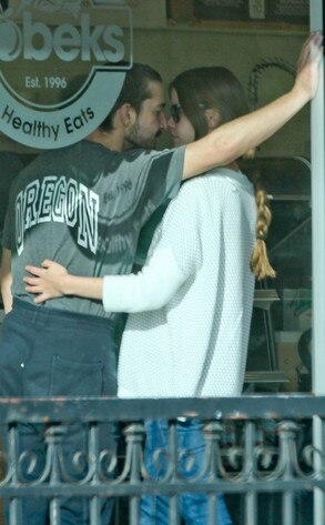 Shia Labeouf, Mia Goth, PDA Shia Labeouf, Mia Goth, PDA