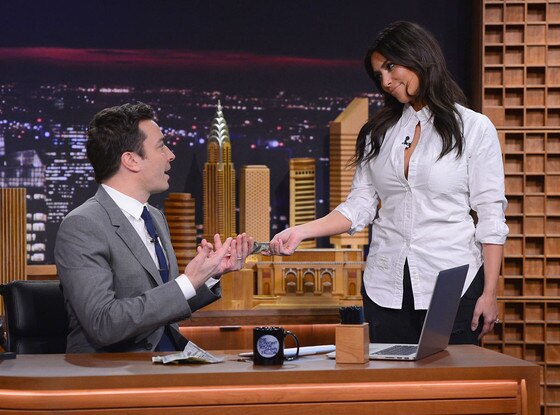 Kim Kardashian, Jimmy Fallon, Tonight Show Kim Kardashian, Jimmy Fallon, Tonight Show