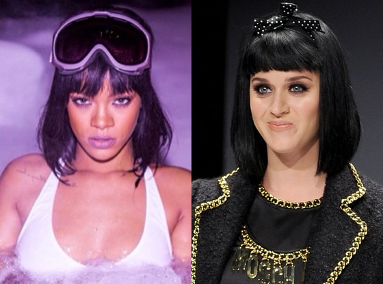 Rihanna, Katy Perry, Hair Rihanna, Katy Perry, Hair