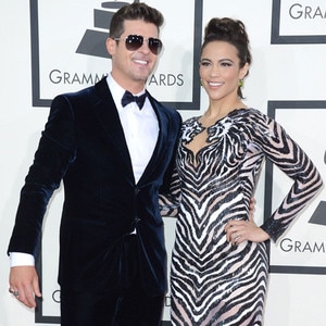 Robin Thicke, Paula Patton, GRAMMYS 2014 Robin Thicke, Paula Patton, GRAMMYS 2014