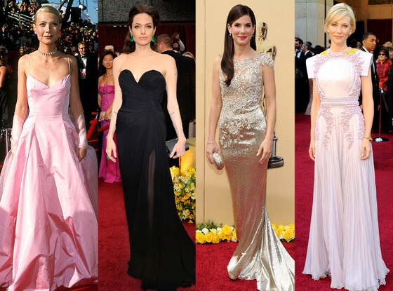 Gwyneth Paltrow, Angelina Jolie, Sandra Bullock, Cate Blanchett, Oscars Over the Years Gwyneth Paltrow, Angelina Jolie, Sandra Bullock, Cate Blanchett, Oscars Over the Years