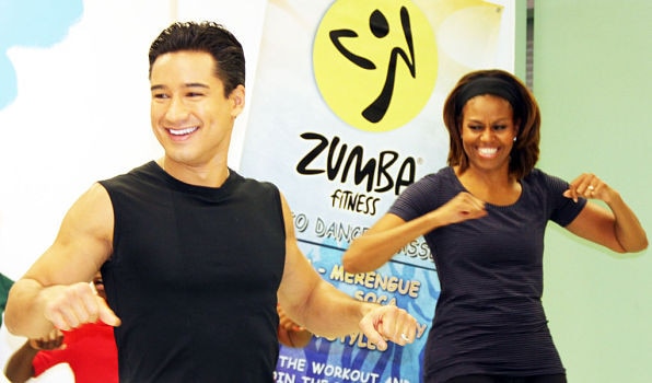 Michelle Obama, Mario Lopez Michelle Obama, Mario Lopez
