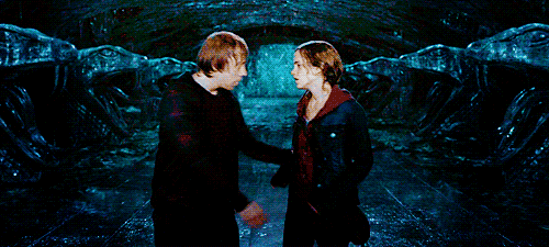 Harry Potter Rony Hermione GIF Harry Potter Rony Hermione GIF