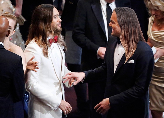 Famosos com o cabelo de Jared Leto Famosos com o cabelo de Jared Leto
