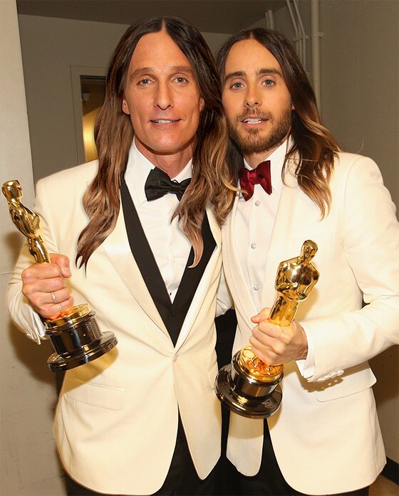 Famosos com o cabelo de Jared Leto Famosos com o cabelo de Jared Leto
