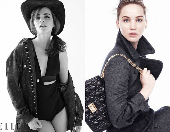 Emma Watson, Jennifer Lawrence Emma Watson, Jennifer Lawrence