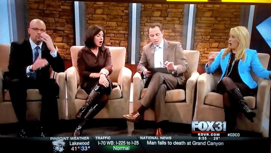 Denver FOX Show, Penis Pic, Horror Denver FOX Show, Penis Pic, Horror