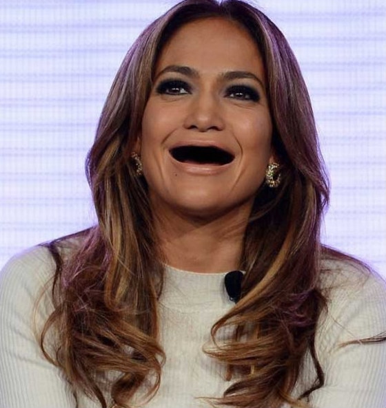 Os famosos sem dentes Os famosos sem dentes