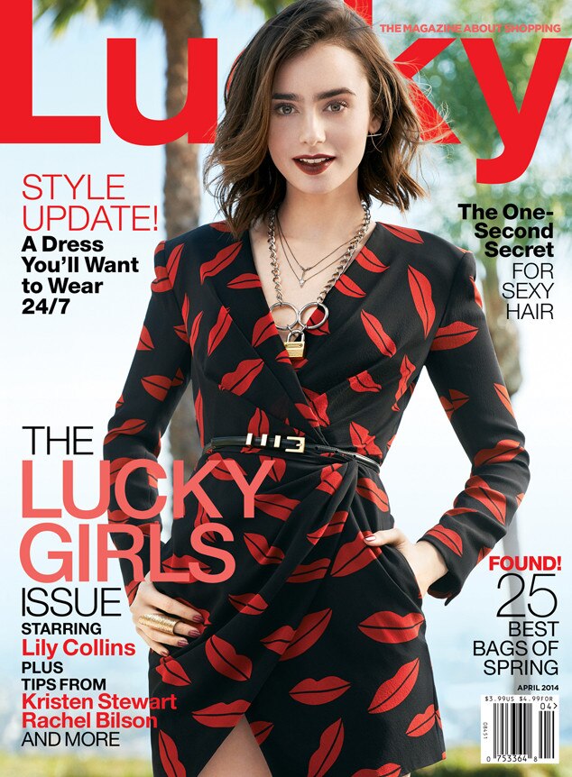 Lily Collins, Lucky Magazine Lily Collins, Lucky Magazine