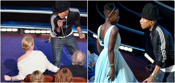 Pharrell Williams, Meryl Streep, Lupita Nyong Pharrell Williams, Meryl Streep, Lupita Nyong