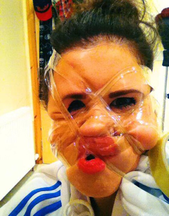 Sellotape Selfie Sellotape Selfie