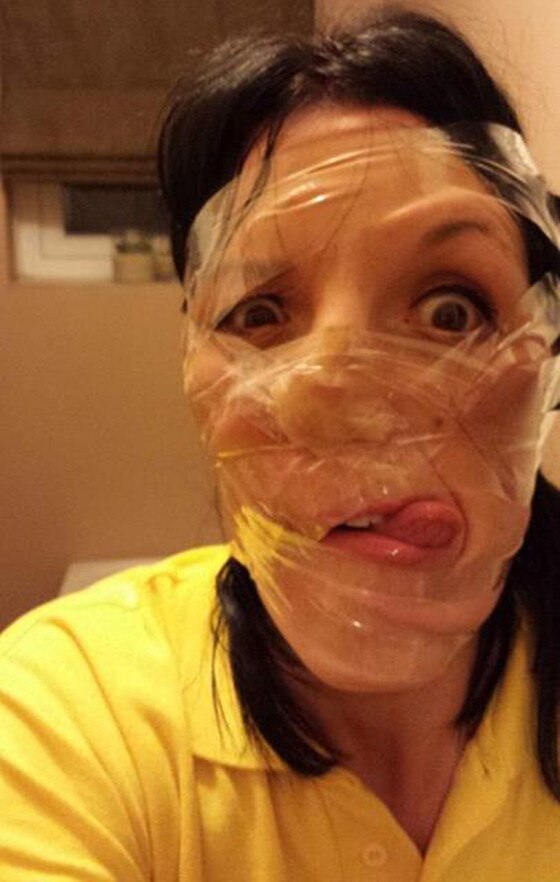 Sellotape Selfie Sellotape Selfie