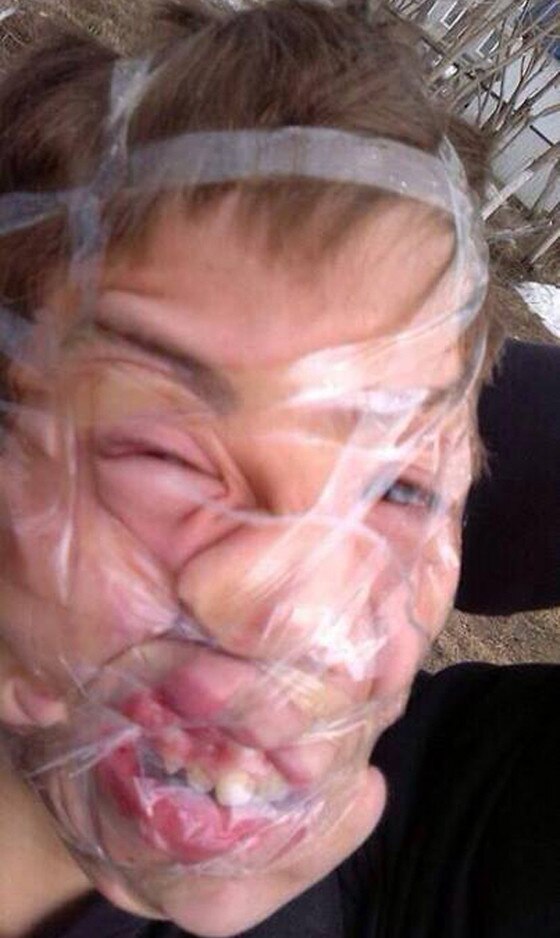 Sellotape Selfie Sellotape Selfie