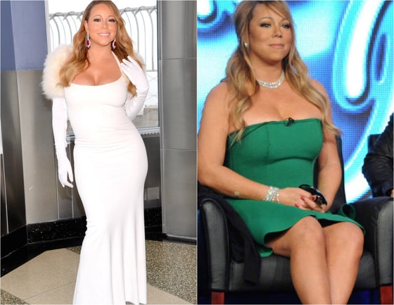 Mariah Carey, antes e depois Mariah Carey, antes e depois