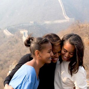 Michelle Obama, Sasha Obama, Malia Obama