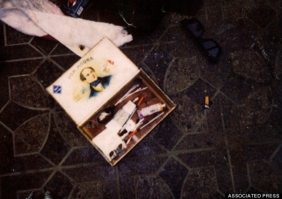 Kurt Cobain fotos cena morte Kurt Cobain fotos cena morte