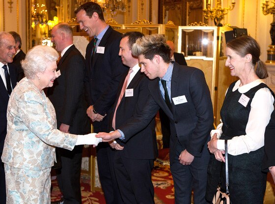 Queen Elizabeth II, Niall Horan Queen Elizabeth II, Niall Horan
