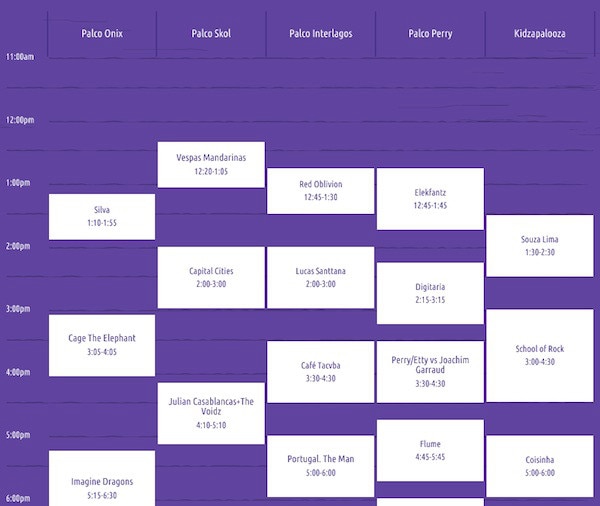 Lollapalooza Brasil 2014, sábado Lollapalooza Brasil 2014, sábado