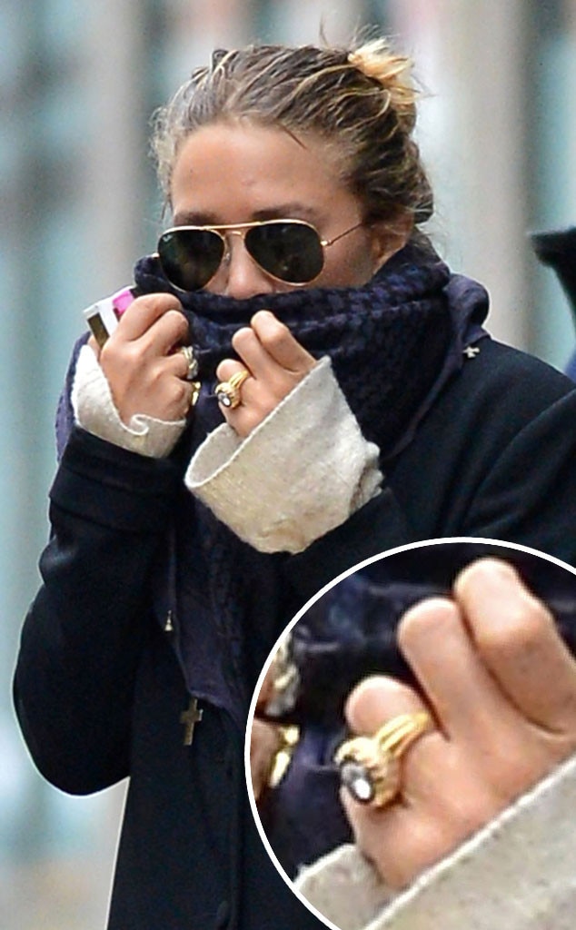 Mary-Kate Olsen, Engagement Ring Mary-Kate Olsen, Engagement Ring